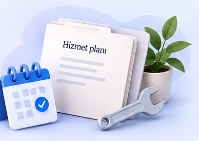 Temsili: hizmet planı dosyası ve takvim