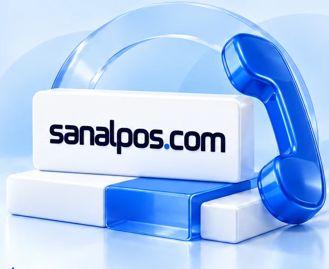Temsili görsel: sanalpos.com tabelası ve telefon ahizesi