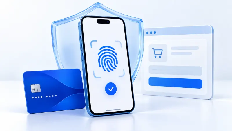 3D Secure Nedir? Online Ödeme Güvenliğinin Temel Taşı konusunu anlatan kapak çizimi