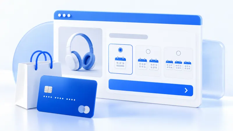 E-Ticaret Sitesinde Taksitli Ödeme Nasıl Sunulur? konusunu anlatan kapak çizimi